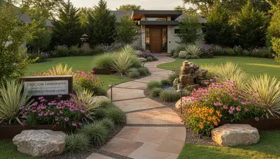 Landscaping crew serving Oklahoma City, OK, providing professional lawn care services