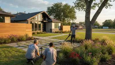Landscaping service in Oklahoma City, OK for lawn care and yard maintenance