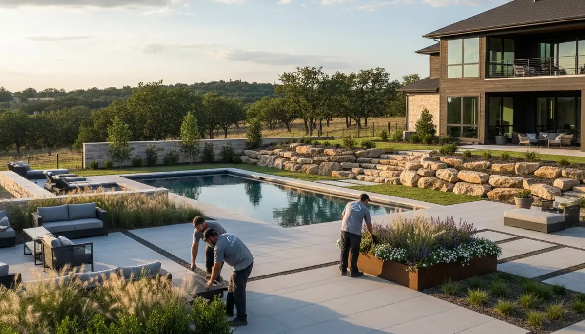 Landscaping service in Oklahoma City, OK for lawn care and yard maintenance