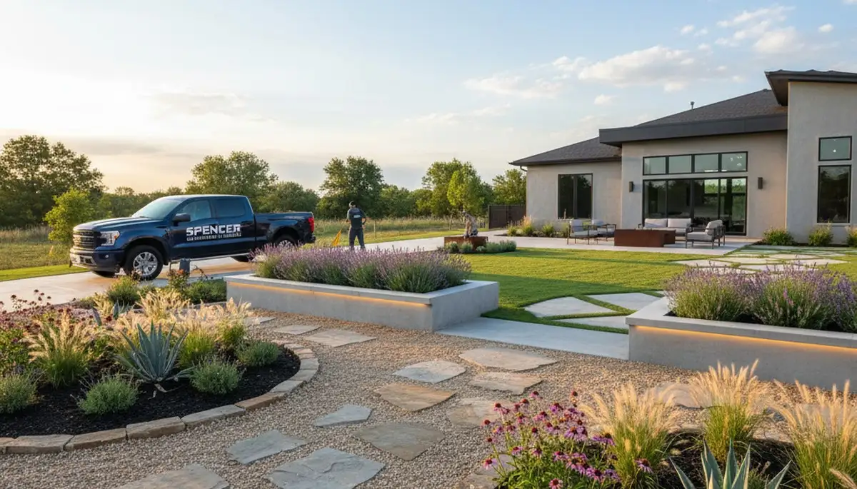 Landscaping service in Oklahoma City, OK for professional lawn care and yard maintenance