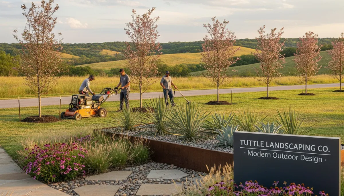 Landscaping service in Oklahoma City, OK for lawn care and yard maintenance