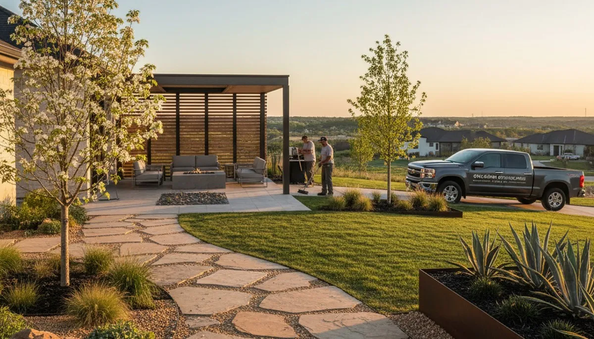 Landscaping service in Oklahoma City, OK for professional lawn care and yard maintenance